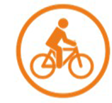 Pictogramme faire du vélo